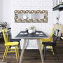 Wallity Espejo Decorativo 40x120 cm, Ref. 40120YMA-30, con Espejo de Cristal 20x100 cm y Marco de Madera